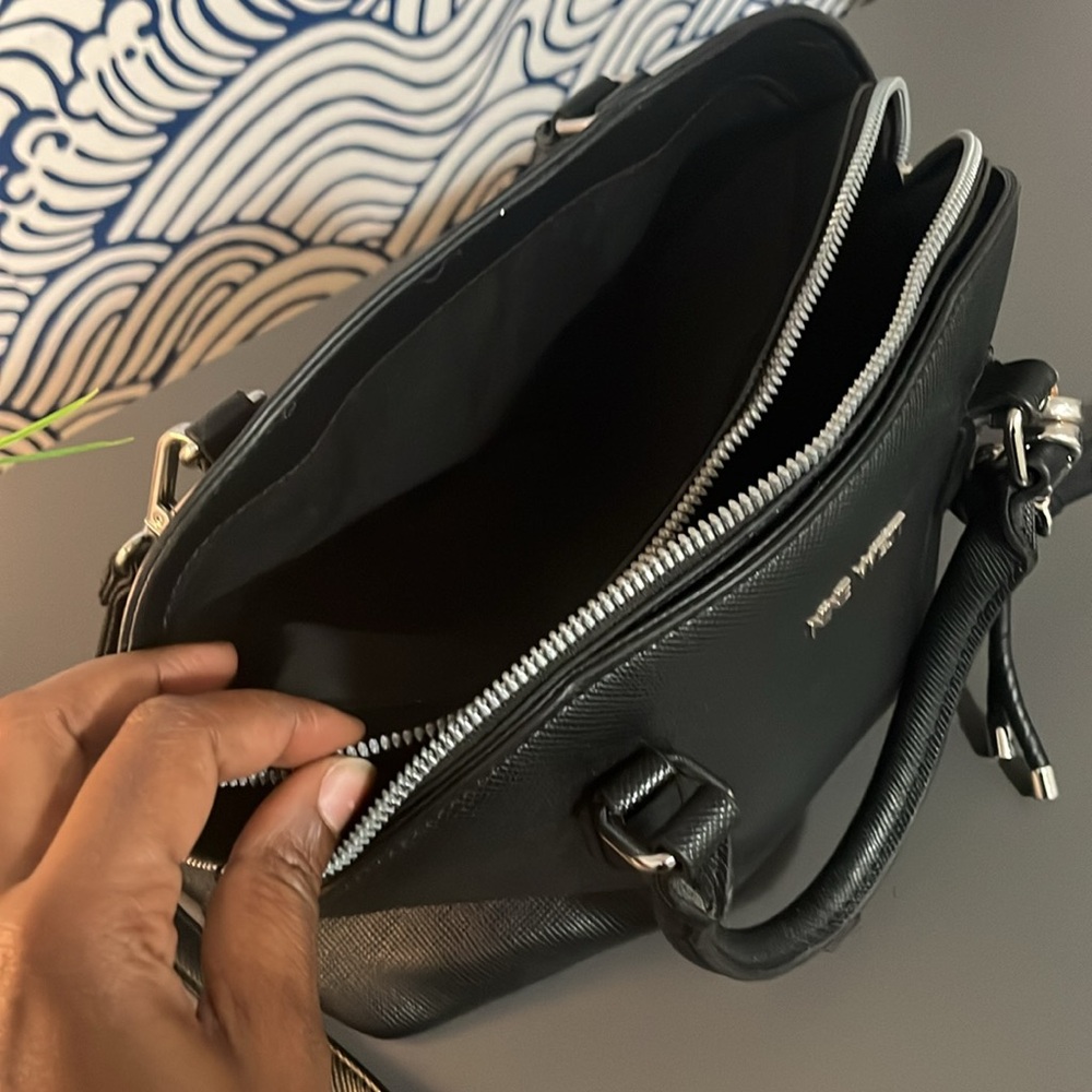 Nine West Black Dome Satchel Bag - Picture 4 of 7